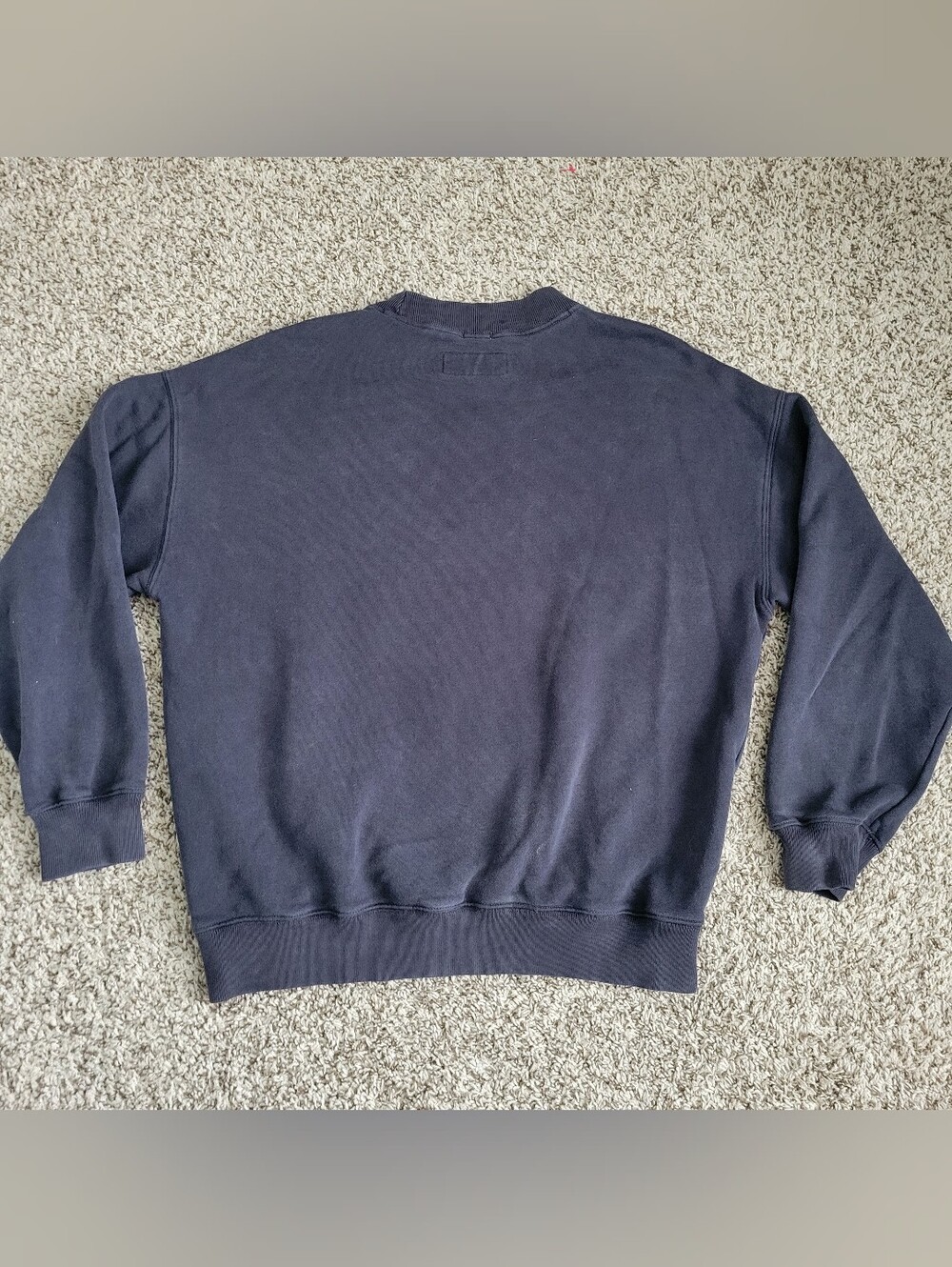Abercrombie & Fitch Sweatshirt Badlands South Dakota Black Oversized Crew XS - Picture 4 of 4